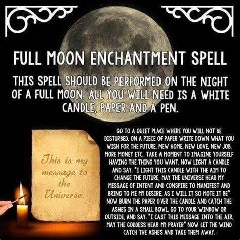 Folk magic full moon practice